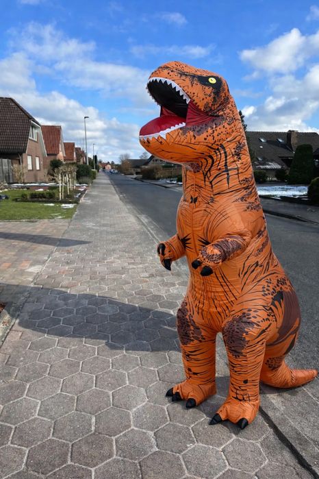 Надувний костюм динозавра (T-Rex) для експрес-привітань