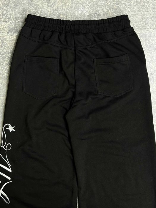 Штани спортивки sweatpants black чорні штаны черные opium