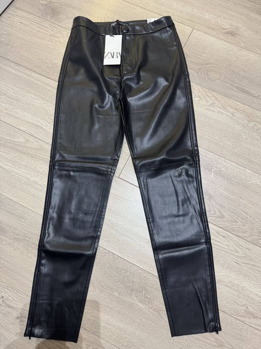 Nowe spodnie eko skóra Zara r.M