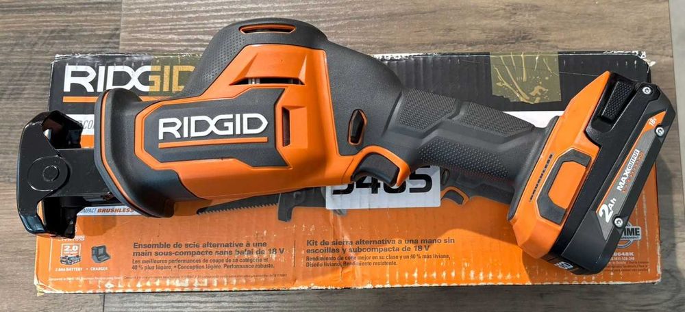 RIDGID/AEG R8648K Piła Szablasta Lisica 18V Brushless Jednoręczna Akumulator 2.0Ah
