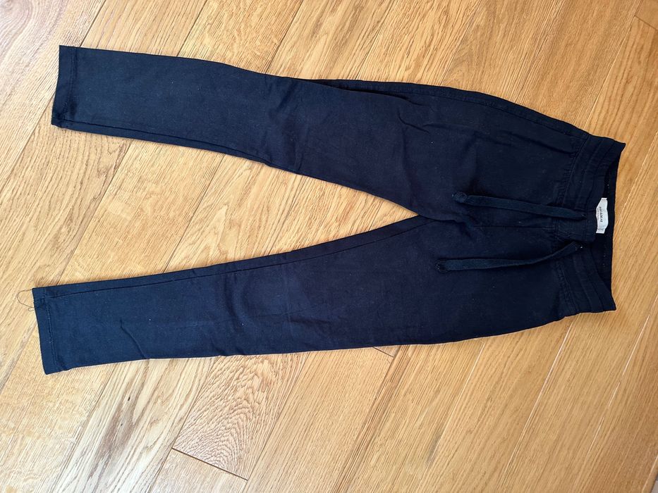 Pull&Bear Spodnie sportowe r. Xs czarne dresowe