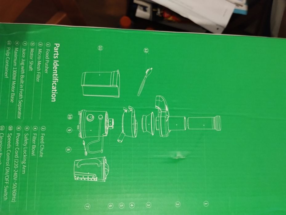 Nowa sokowirówka 1300 Wat