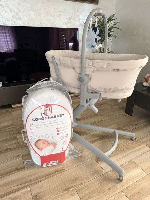 Ліжечко дитяче Chicci 5 в 1 Baby Hug Pro, кокон Cocoonababy