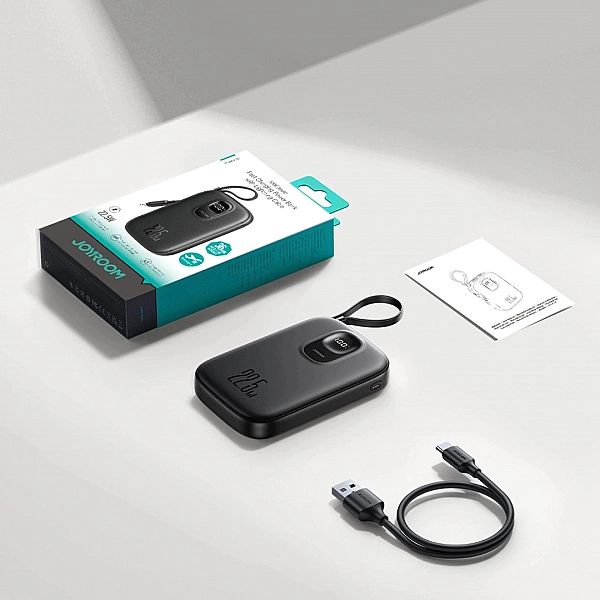 Powerbank Joyroom JR-PBF18/22.5W 10000mAh z wbudowanym kablem Lightnin
