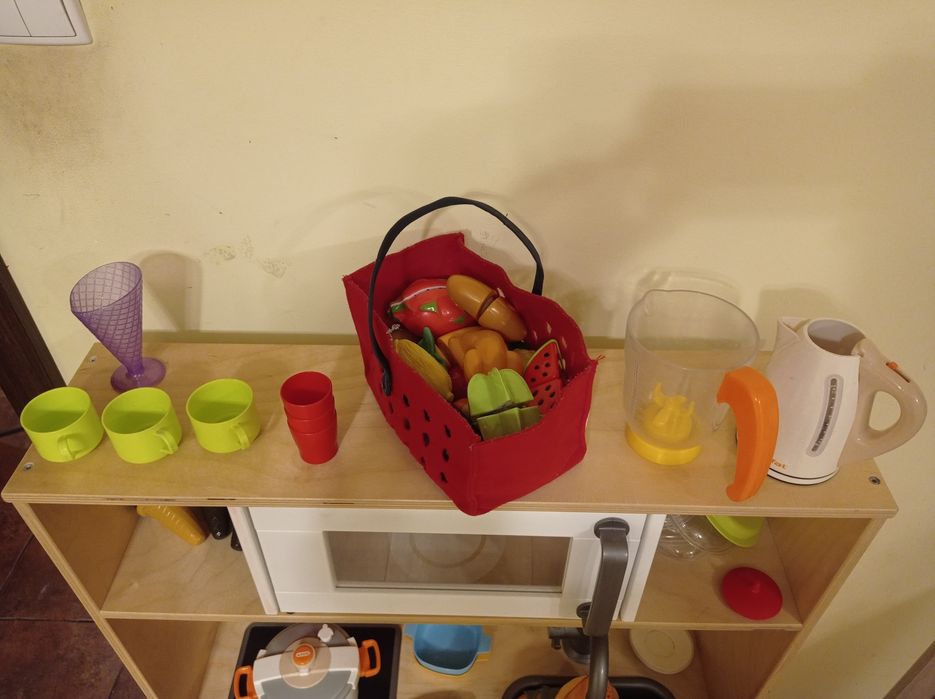 IKEA DUKTIG Kuchnia dla dzieci do zabawy brzoza 72x40x109