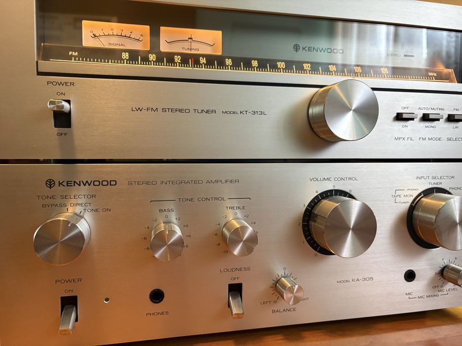 Conjunto Kenwood  KA-305 + tuner KT-313L