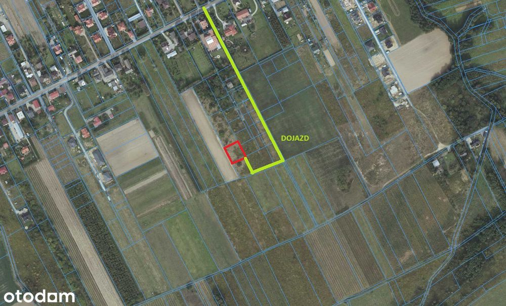 Działka budowlana Krasne – Kolonia koło Rzeszowa | 1031 m2 | WZ