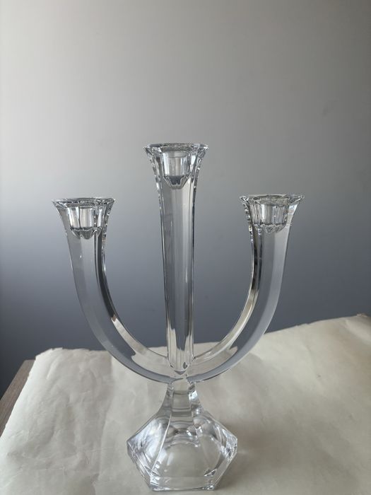 Kryształowy świecznik trójramienny Nachtmann | Vintage, Elegancja