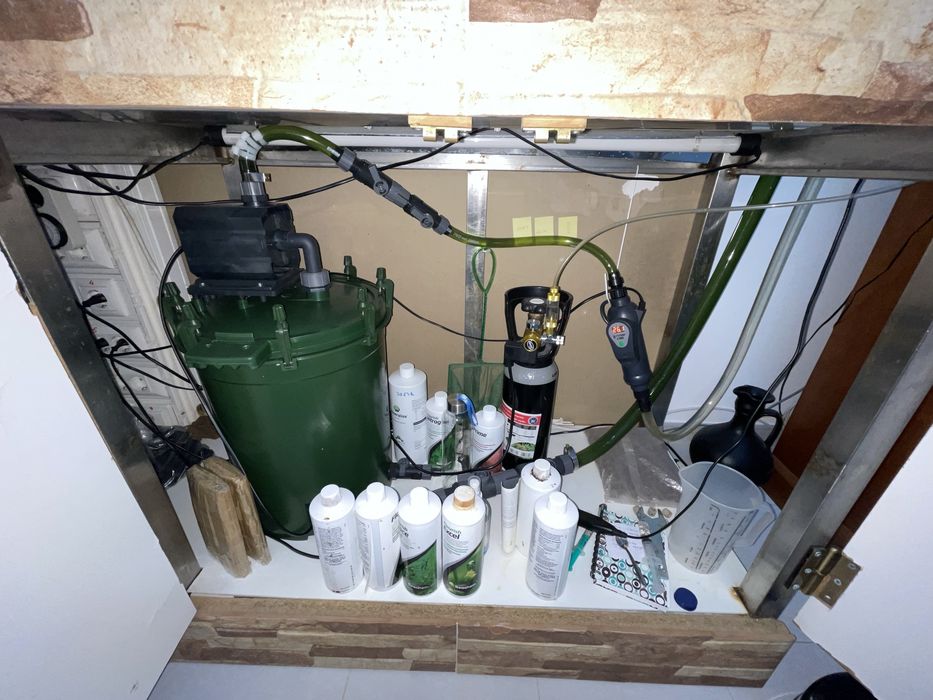 Aquário de água quente