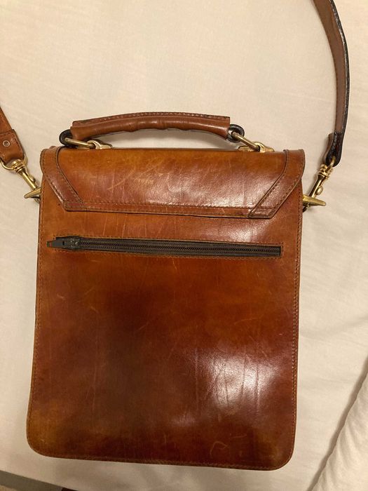 Bolsa porta documentos em pele