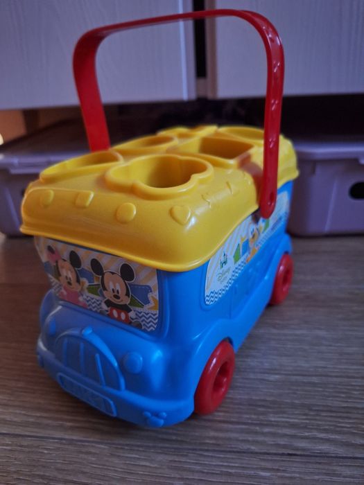Sorter autobus z klockami zabawka 2 w1