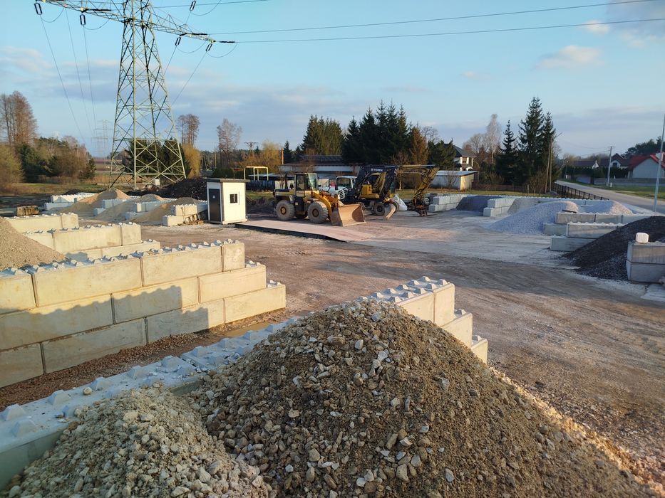 Kruszywo grys 2-8 8-16 oraz 16-22 wjazd podjazd kamień transport