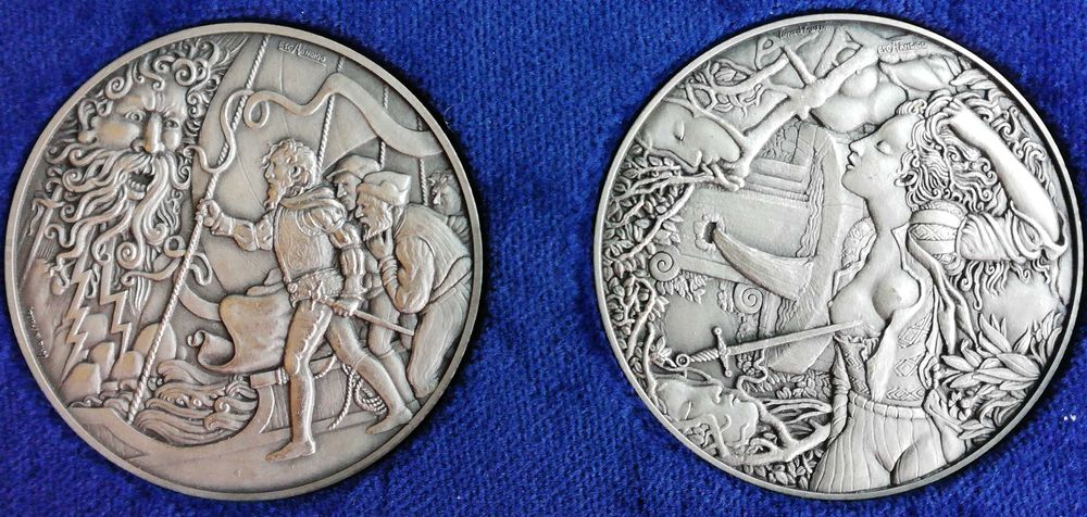 Medalhas em prata "os Lusíadas"