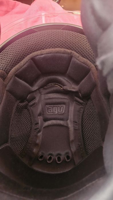 Capacete   agv   k3 preto brilhante