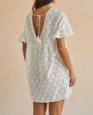 Vestido bordado Women Secret (branco) NOVO POR ESTREAR