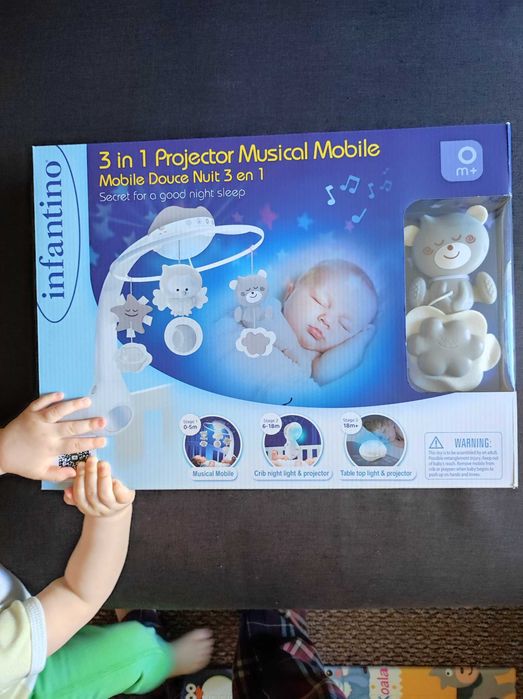 Мобіль дитячий 3в1