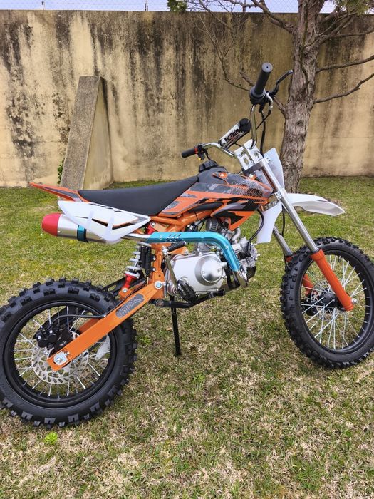 PITBIKE motocross 125cc arranque eléctrico 4 velocidades