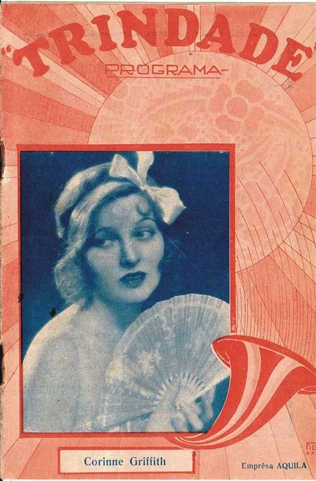 Corinne Griffith Raro original Portugal programa do filme  1931