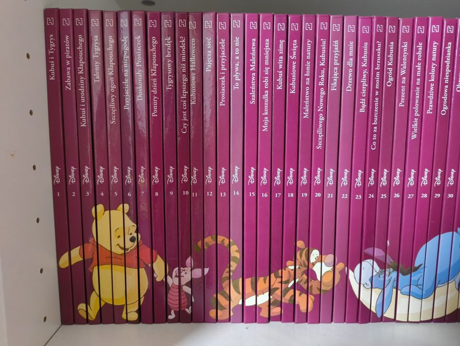 Kubuś Puchatek kolekcja Hachette, Disney tomy 1-50