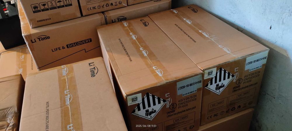 Акумулятор LiTime 12 V 230 Ah LiFePO4 літій залізо-фосфат BMS 200 A