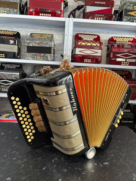 Concertina Hohner /Tell  3 voz d’origem