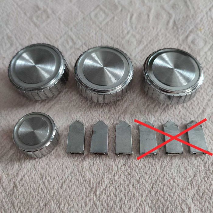 Ручки для радиоаппаратуры металлизированные