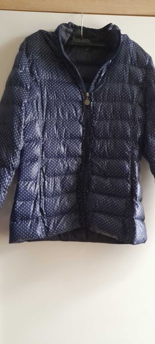 Kurtka damska pikowana jesień wiosna kropki r. M/L