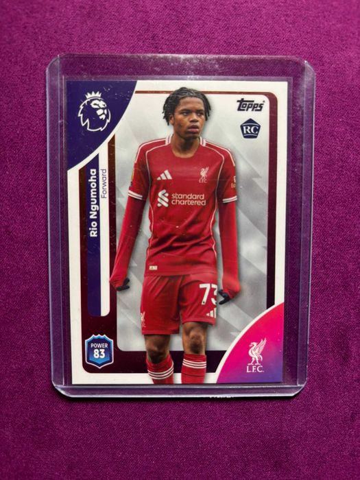 Rio Ngumoha rookie card Topps premier league 2026