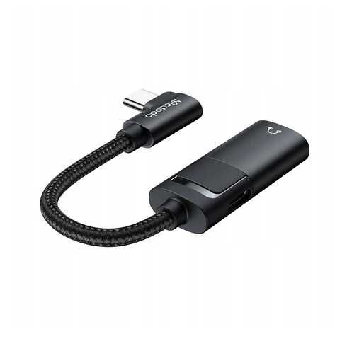 Nowy Mcdodo USB-C Jack 3.5 Adapter DAC ładowanie 60W audio AUX