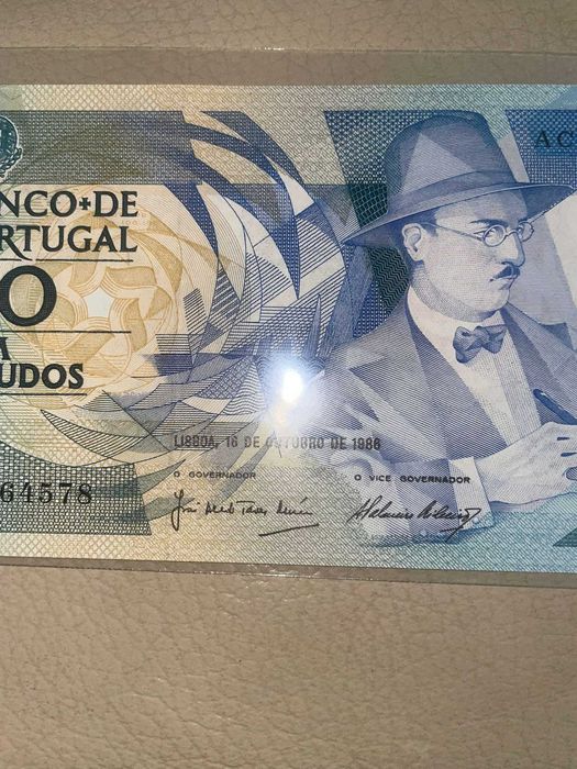 7 notas portuguesas,nunca circuladas