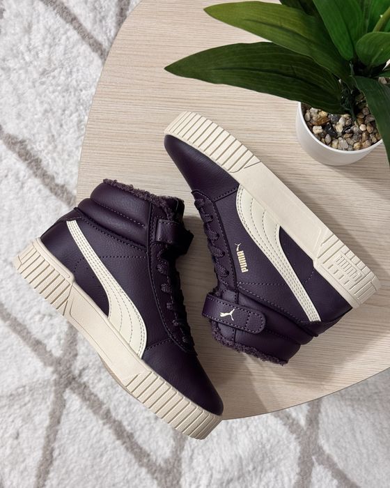 31р 31.5р 32р 32.5р 34р Дитячі утеплені хайтопи Puma Carina 2.0