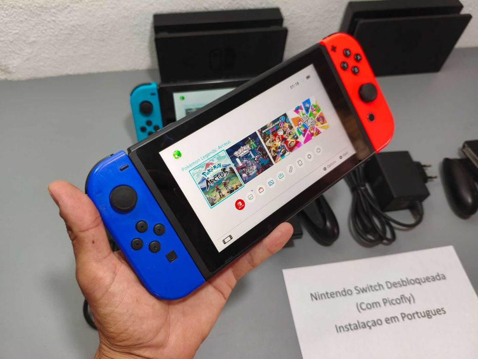Nintendo Switch Desbloqueada (Com Chip Picofly)