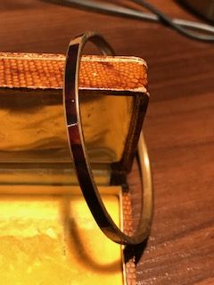 Браслет с инкрустацией. Индия.