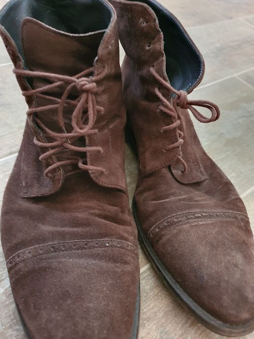 Buty Hugo Boss zamszowe