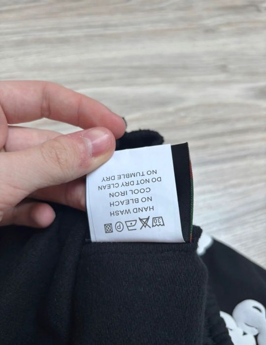 Czarne spodenki Denim Tears