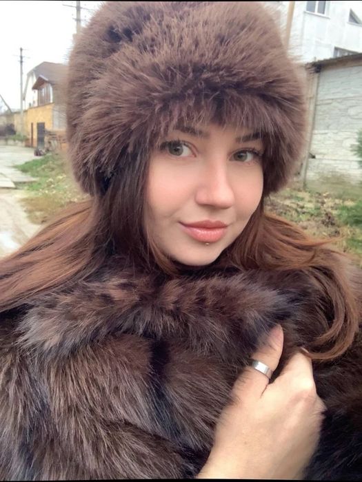 Хутряна пов'язка з лисиці меховая повязка