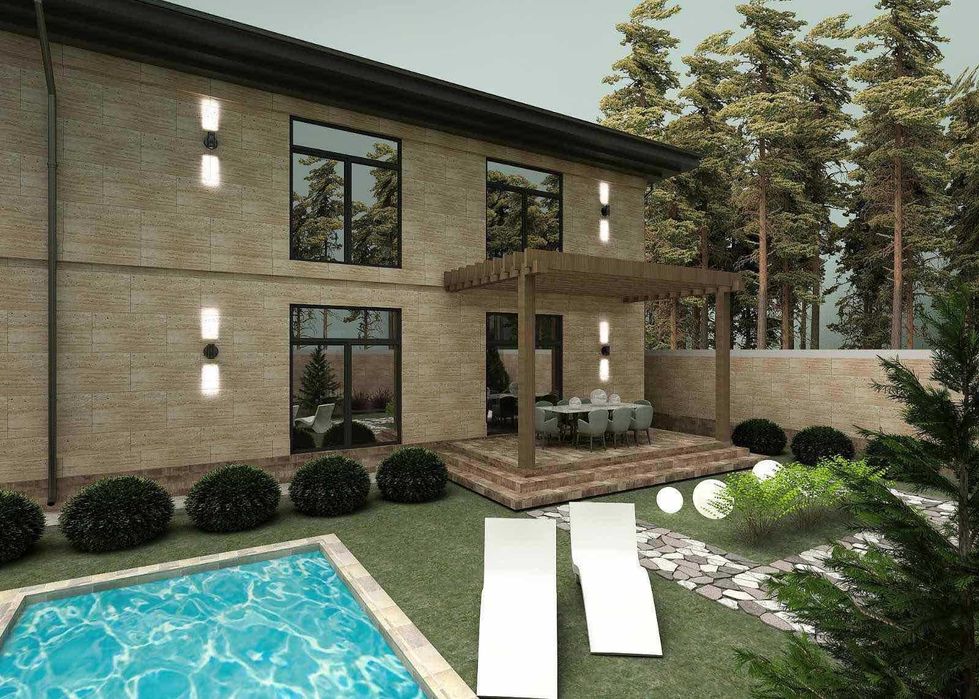 Новый дом из красного кирпича район 12 ст.Б.Фонтана!