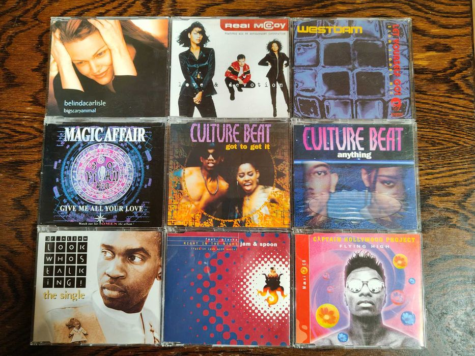 Single, płyty CD mix - dance, pop, techno, rock, reggae, inne