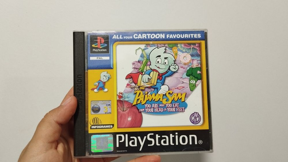 Jogo Pajama Sam PS1