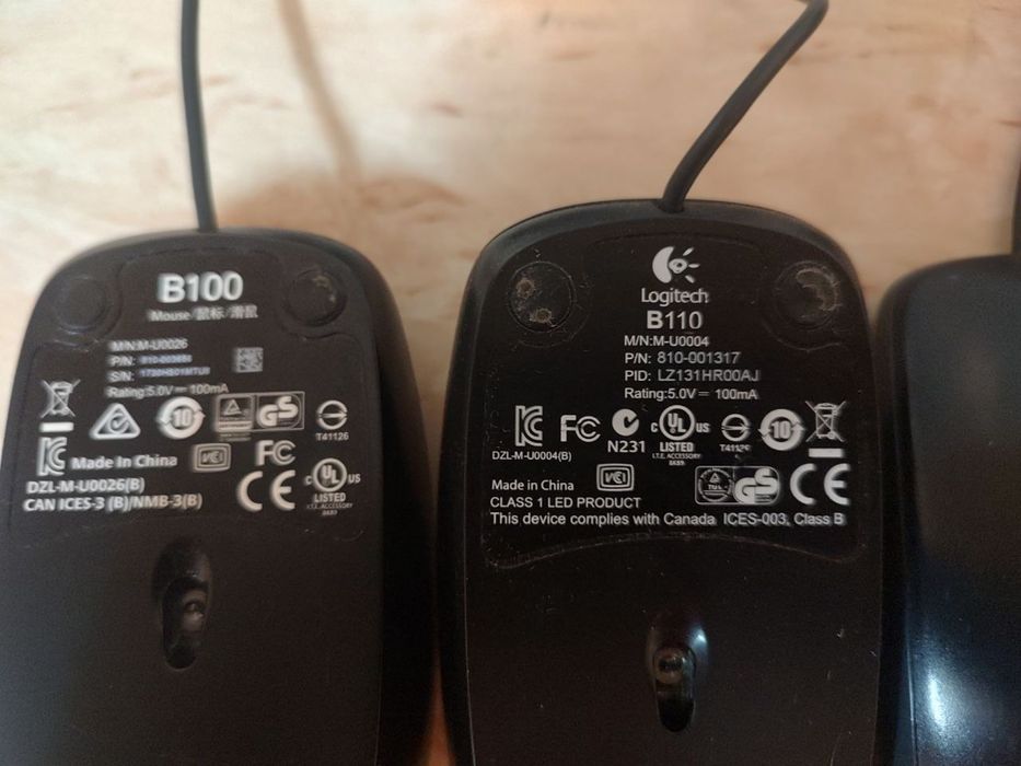 Мишка Logitech B100/B110