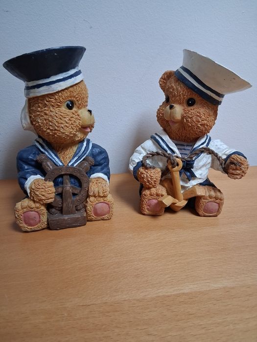 Par Ursos Marinheiros - Figuras Decorstivas - HAPPY DAY