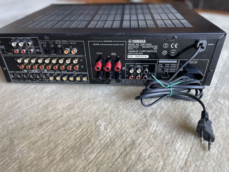 Amplificador 3 canais Yamaha