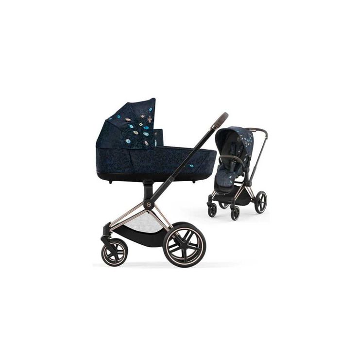 Wózek dziecięcy Cybex Priam 4.0  2w1 kolor Jewels of Nature  stelaż Rose Gold  nowy 24 m-ce gwarancji