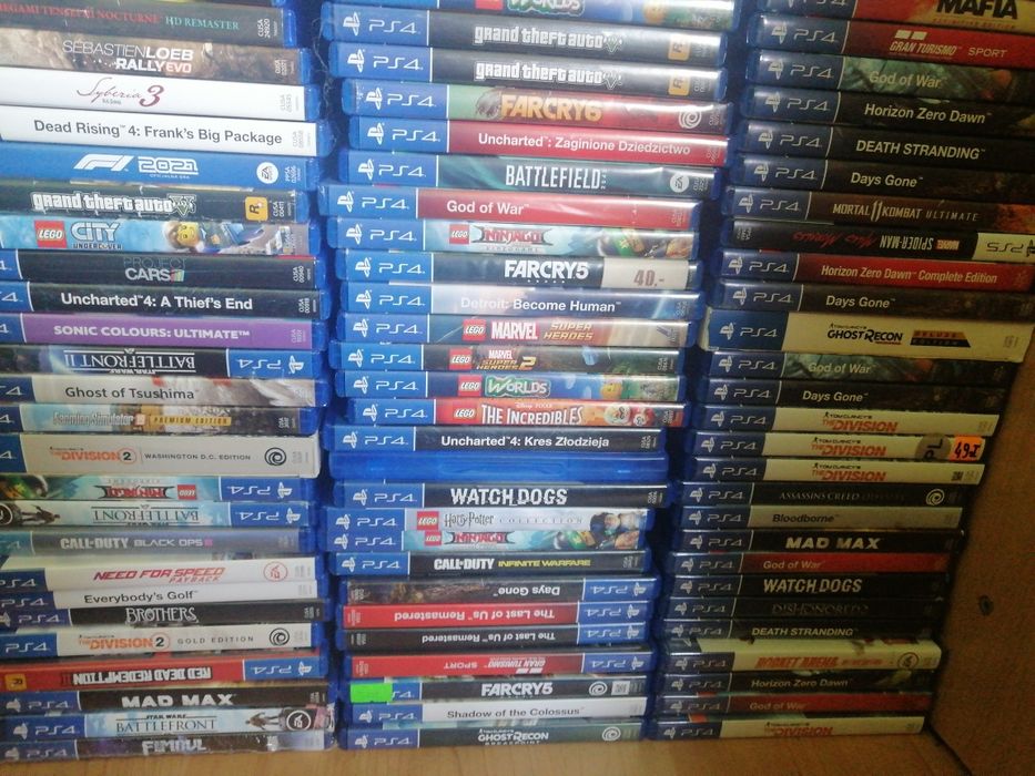 Sprzedam gry na ps 4 i ps 5 stan bardzo dobry