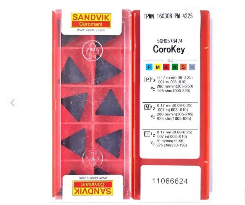 Płytki TPMN 160308 TPUN 160308 PM 4225 SANDVIK