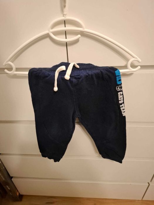 so cute 92 granatowe spodnie dresowe dres dresy dziecięce dla dziecka