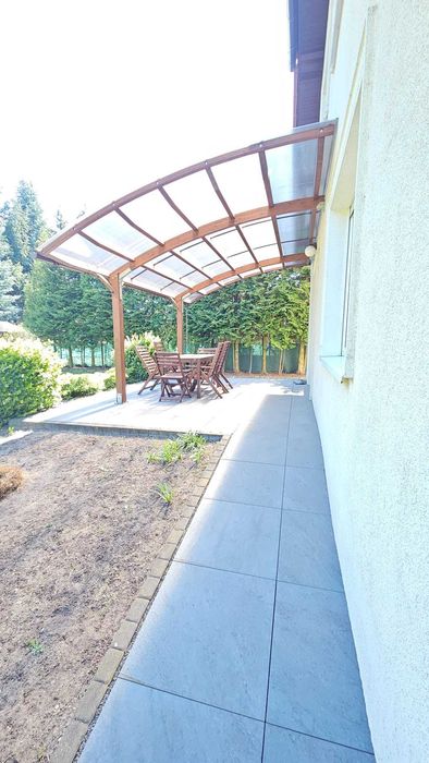 Zadaszenie przyścienne tarasu 5,4 x 3,3 m