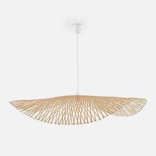 Abajur em bambu Ø130 cm electrificado.