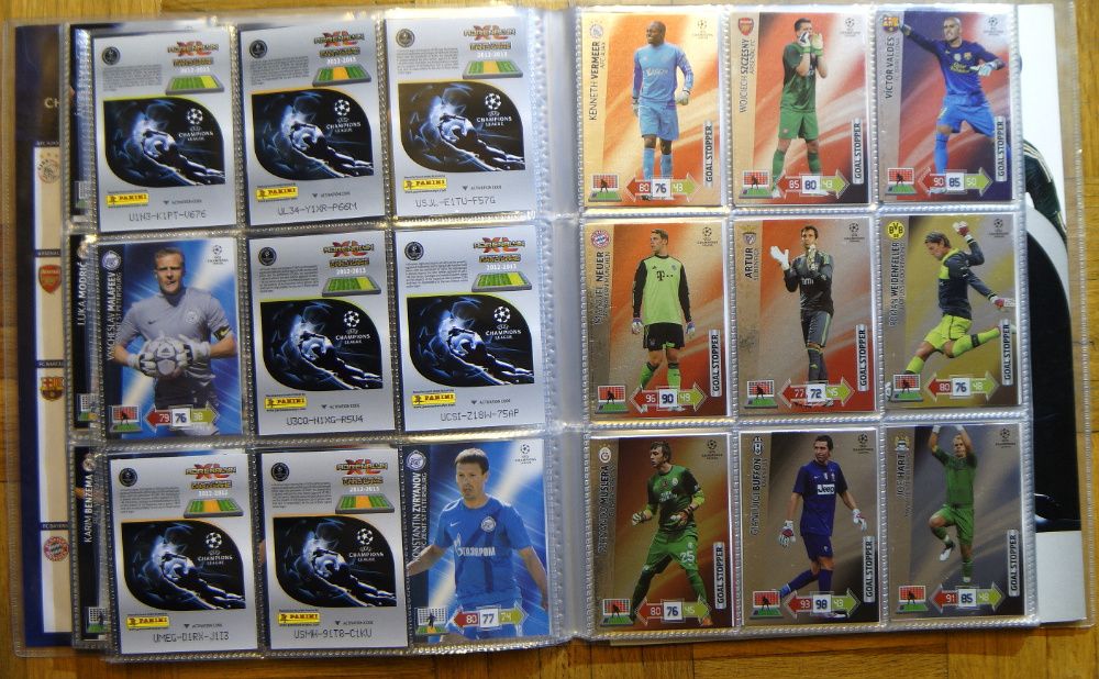 CHAMPIONS LEAGUE 2012 / 2013 STAN kolekcjonerski karty
