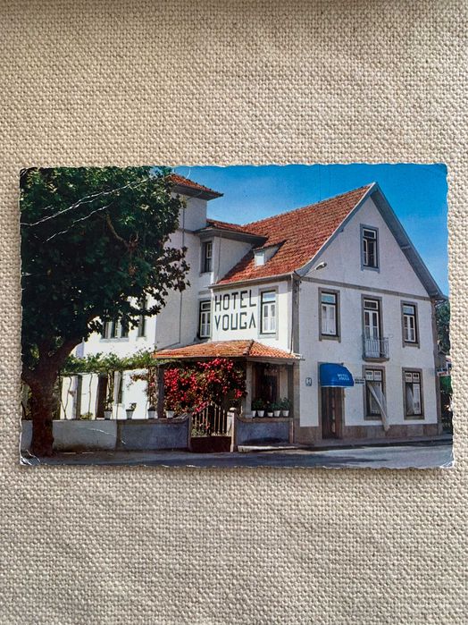 Postal Hotel Vouga S. PEDRO DO SUL - Portugal (Termas) com selo antigo